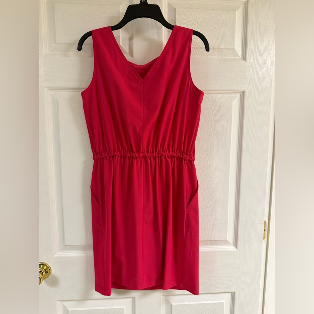 Calvin Klein Vibrant Red Midi Dress